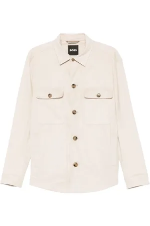HUGO BOSS Hombre, Chaquetas, Blanco, Talla: M