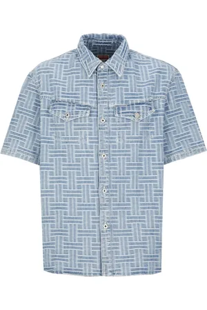 Kenzo Hombre, Camisas, Azul, Talla: S