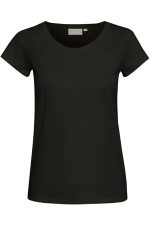 INWEAR Mujer, Camisetas, Negro, Talla: L
