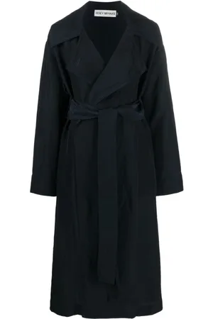 Issey Miyake Mujer, Abrigos, Azul, Talla: M