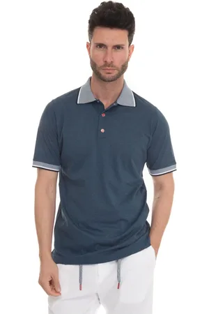 Kiton Hombre, Camisetas, Azul, Talla: M