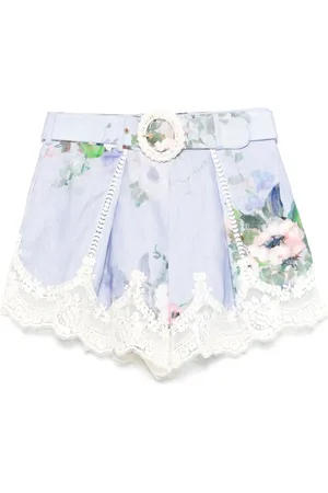 ZIMMERMANN Mujer, Pantalones cortos, Azul, Talla: S