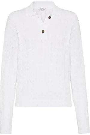 Brunello Cucinelli Mujer, Jerseys, Blanco, Talla: M