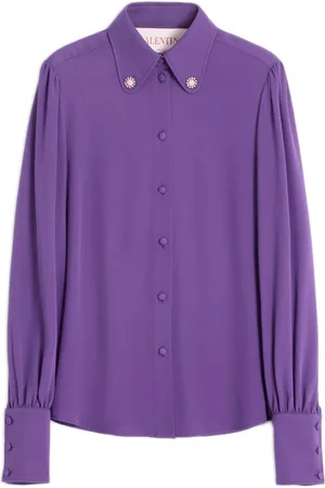 VALENTINO GARAVANI Mujer, Blusas y Camisas, Púrpura, Talla: XS