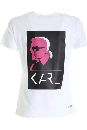 Karl Lagerfeld Mujer, Camisetas, Blanco, Talla: L