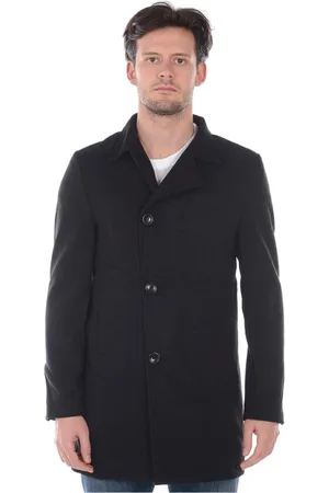 D.A. Daniele Alessandrini Hombre, Abrigos, Negro, Talla: M