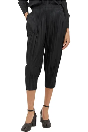 Issey Miyake Mujer, Pantalones, Negro, Talla: L