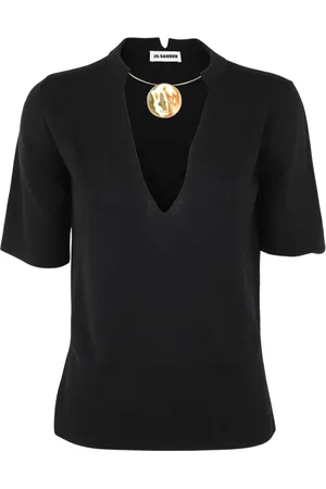 Jil Sander Mujer, Camisetas, Negro, Talla: M