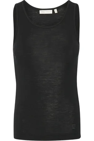 INWEAR Mujer, Camisetas, Negro, Talla: M