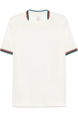 Paul Smith Hombre, Camisetas, Blanco, Talla: S