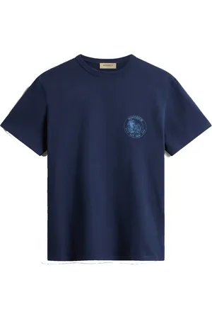Woolrich Hombre, Camisetas, Azul, Talla: XL