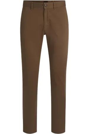 HUGO BOSS Hombre, Pantalones, Marrón, Talla: W31 L34