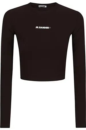 Jil Sander Mujer, Camisetas, Marrón, Talla: S