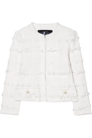 Luisa Cerano Mujer, Chaquetas, Blanco, Talla: M