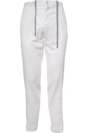 Kiton Hombre, Pantalones, Blanco, Talla: W34