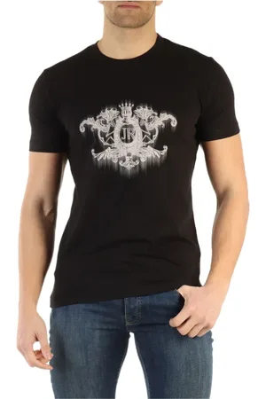 John Richmond Hombre, Camisetas, Negro, Talla: M