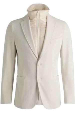 HUGO BOSS Hombre, Chaquetas, Blanco, Talla: M