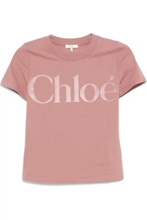 Chloé Mujer, Camisetas, Rosa, Talla: S
