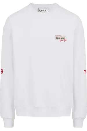 Iceberg Hombre, Sudaderas, Blanco, Talla: M