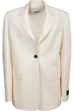 Msgm Mujer, Chaquetas, Blanco, Talla: M
