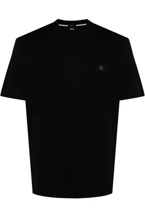 HUGO BOSS Hombre, Camisetas, Negro, Talla: 2XL