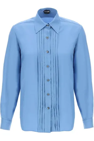 Tom Ford Mujer, Blusas y Camisas, Azul, Talla: S