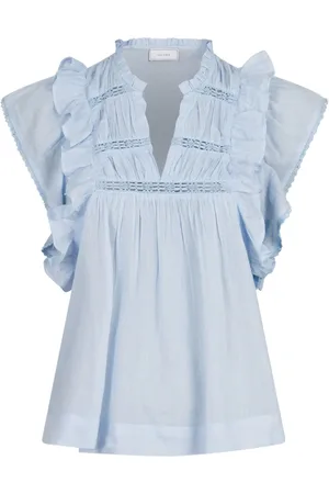 Neo Noir Mujer, Blusas y Camisas, Azul, Talla: S