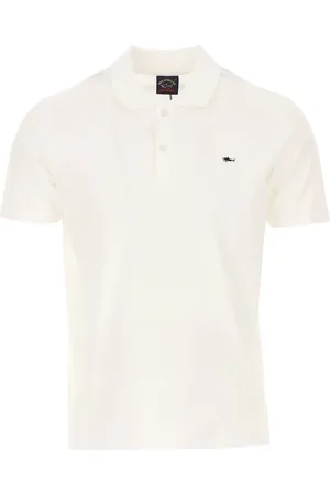 Paul & Shark Hombre, Camisetas, Blanco, Talla: S