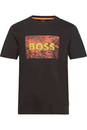 HUGO BOSS Hombre, Camisetas, Negro, Talla: S