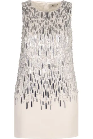 Elisabetta Franchi Mujer, Vestidos, Blanco, Talla: M
