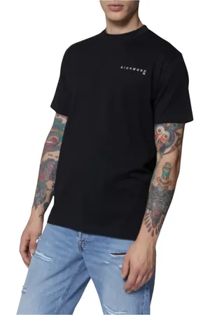 John Richmond Hombre, Camisetas, Negro, Talla: 2XL