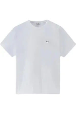 Woolrich Hombre, Camisetas, Blanco, Talla: S