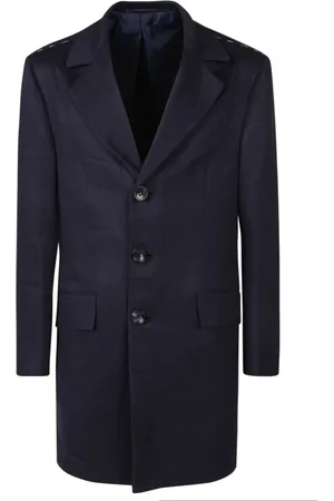 Kiton Hombre, Abrigos, Azul, Talla: M