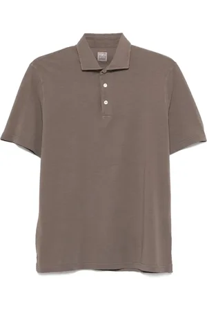 FEDELI Hombre, Camisetas, Gris, Talla: S