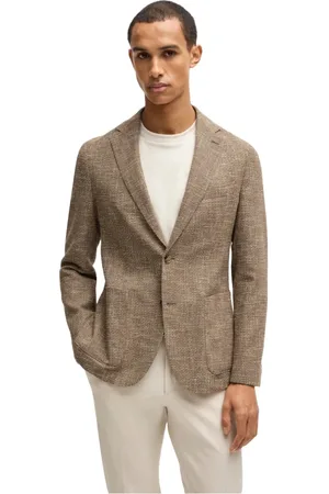 HUGO BOSS Hombre, Chaquetas, Marrón, Talla: M