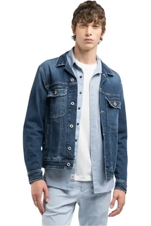 Replay Hombre, Chaquetas, Azul, Talla: XL