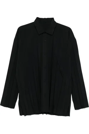 Issey Miyake Hombre, Camisas, Negro, Talla: L