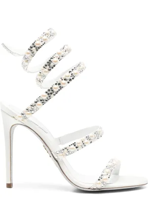 RENE CAOVILLA Mujer, Zapatos, Blanco, Talla: 37 EU