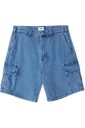 Obey Hombre, Pantalones cortos, Azul, Talla: W31