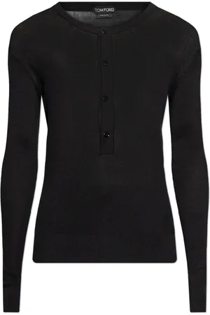 Tom Ford Hombre, Camisetas, Negro, Talla: L