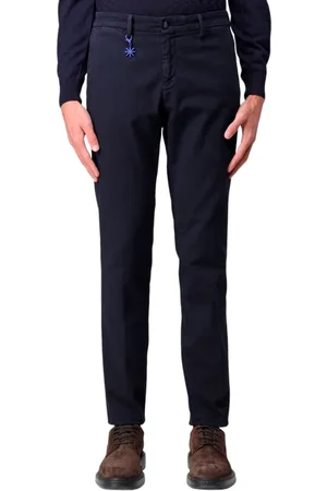 Manuel Ritz Hombre, Pantalones, Azul, Talla: S