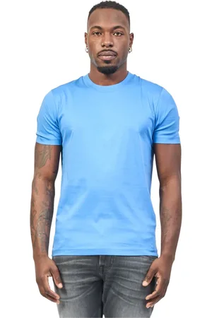 HUGO BOSS Hombre, Camisetas, Azul, Talla: 2XL