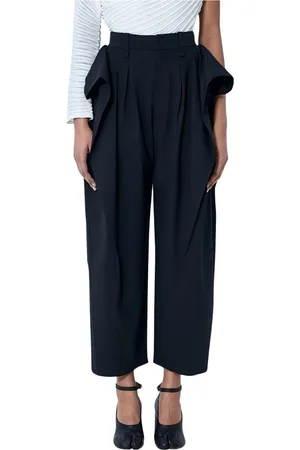 Issey Miyake Mujer, Pantalones, Negro, Talla: S
