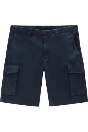 Woolrich Hombre, Pantalones cortos, Azul, Talla: W32