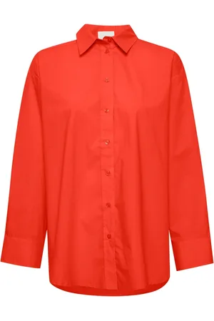 Part Two Mujer, Blusas y Camisas, Rojo, Talla: 2XS