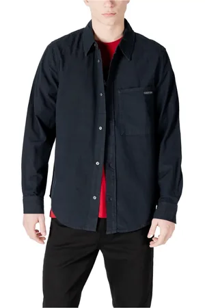 Calvin Klein Hombre, Camisas, Negro, Talla: XL