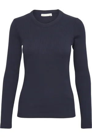 INWEAR Mujer, Camisetas, Azul, Talla: 2XS
