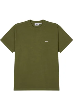 Obey Hombre, Camisetas, Verde, Talla: XL
