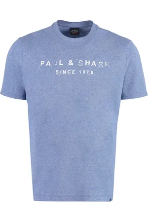 Paul & Shark Hombre, Camisetas, Azul, Talla: M