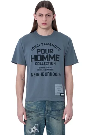 YOHJI YAMAMOTO Hombre, Camisetas, Gris, Talla: M